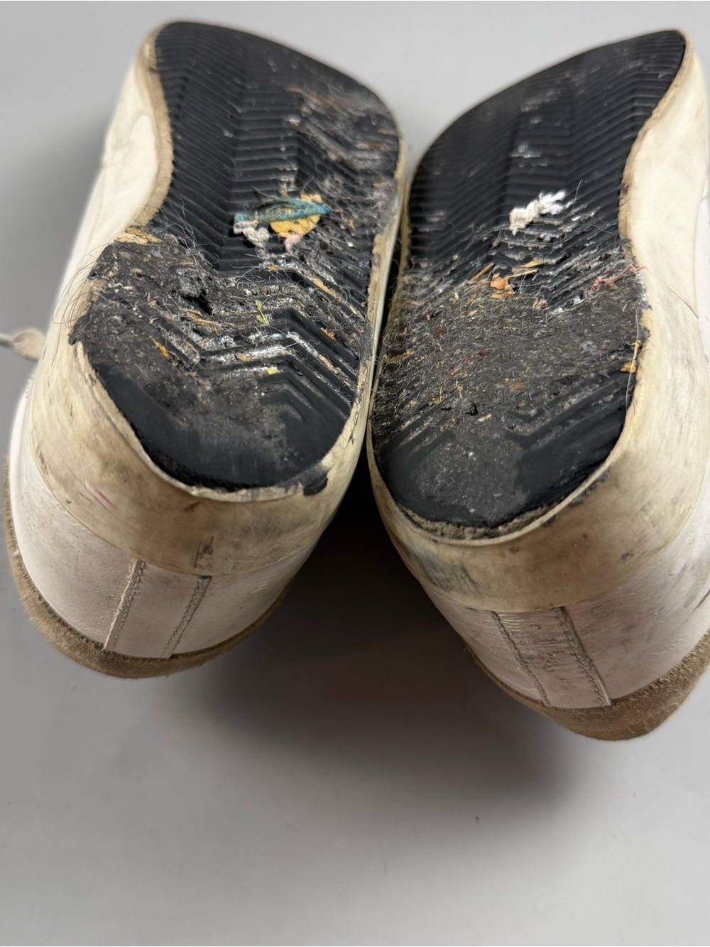Golden Goose Superstar Leather Sneakers White Beige Star Womens EU 38 / US 7.5 - Picture 13 of 13